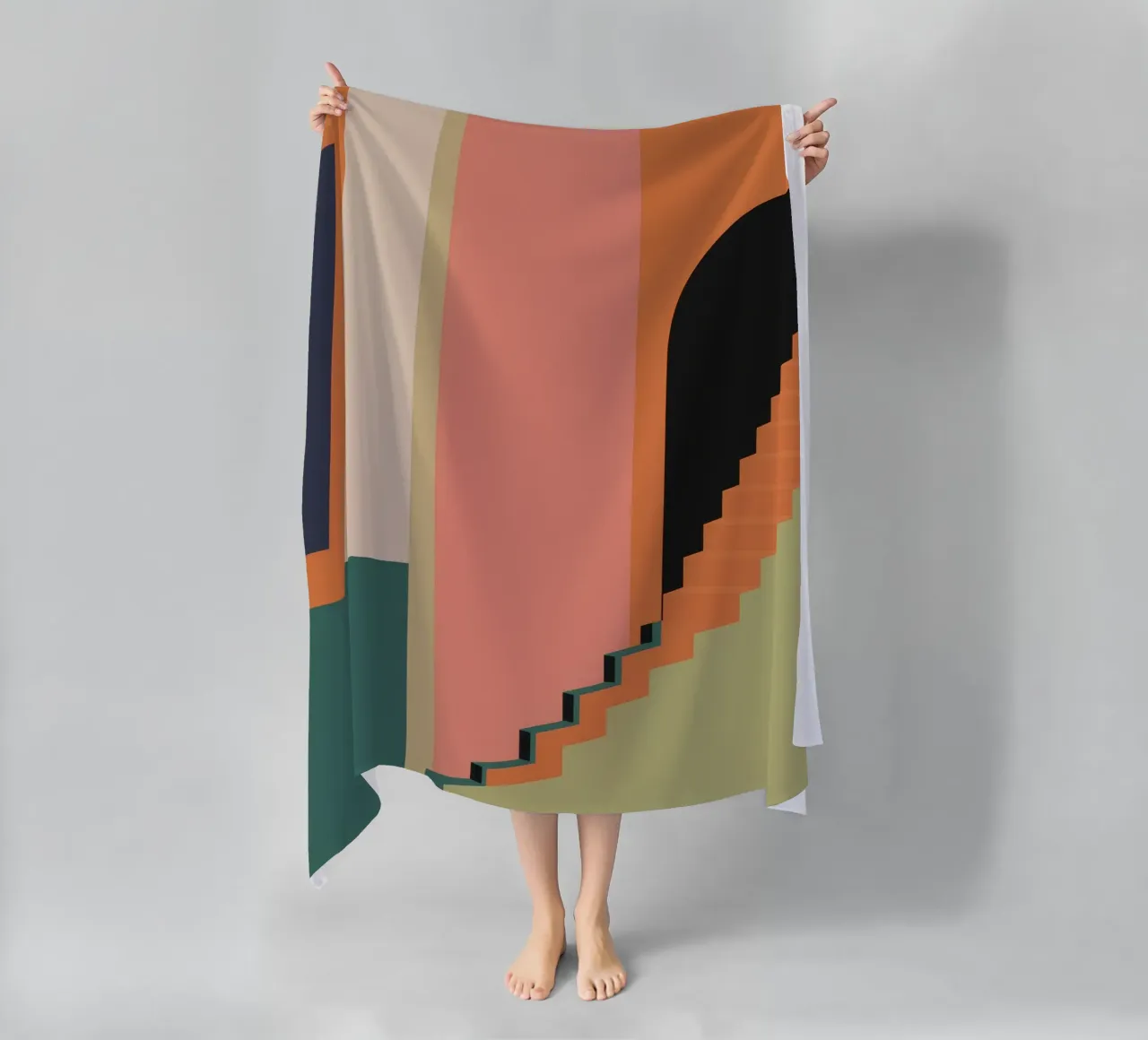 Scala verso il tramonto telo mare da Stone Patina