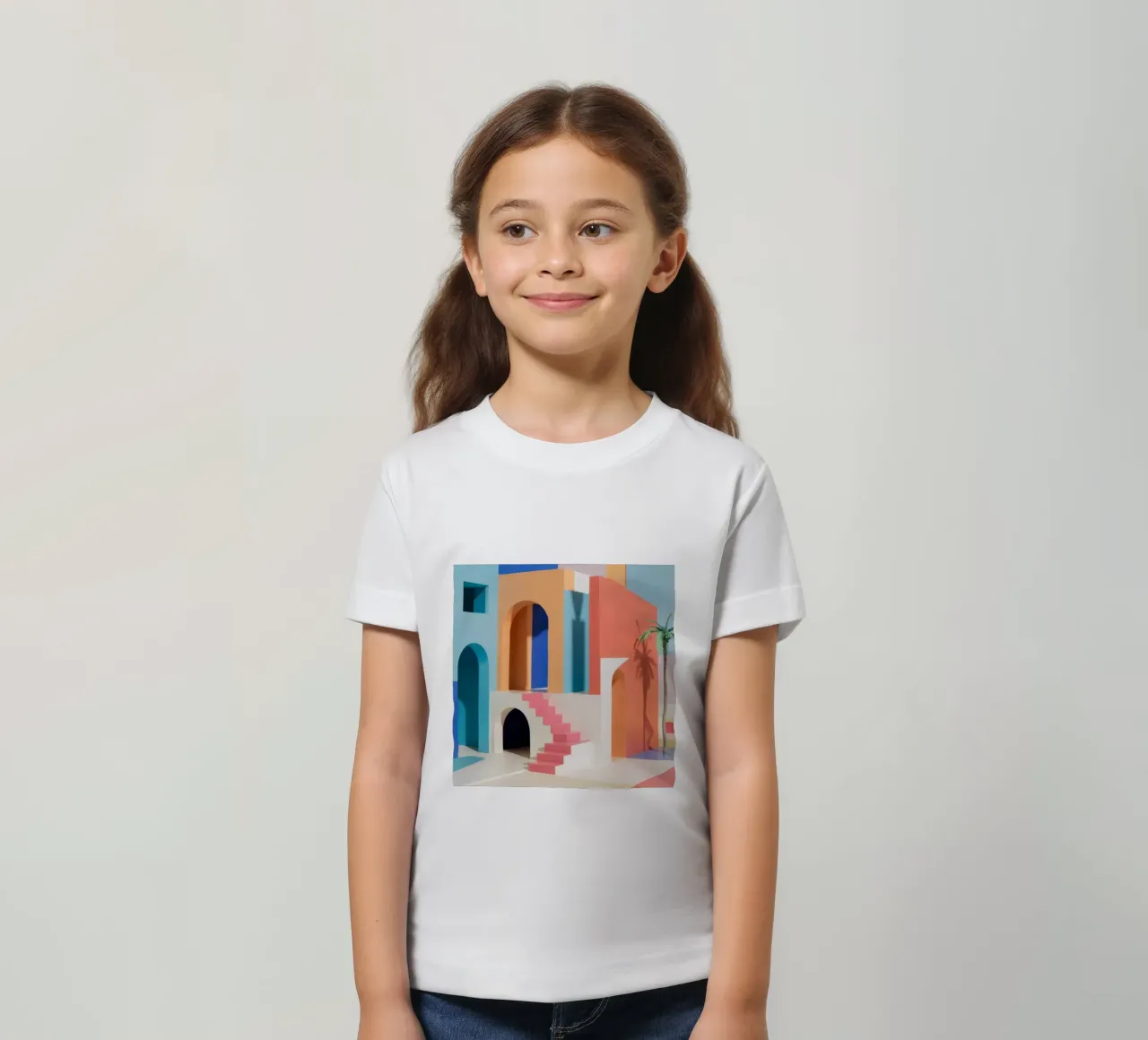 Arcadische pasteldroom kinder t-shirt van Stone Patina