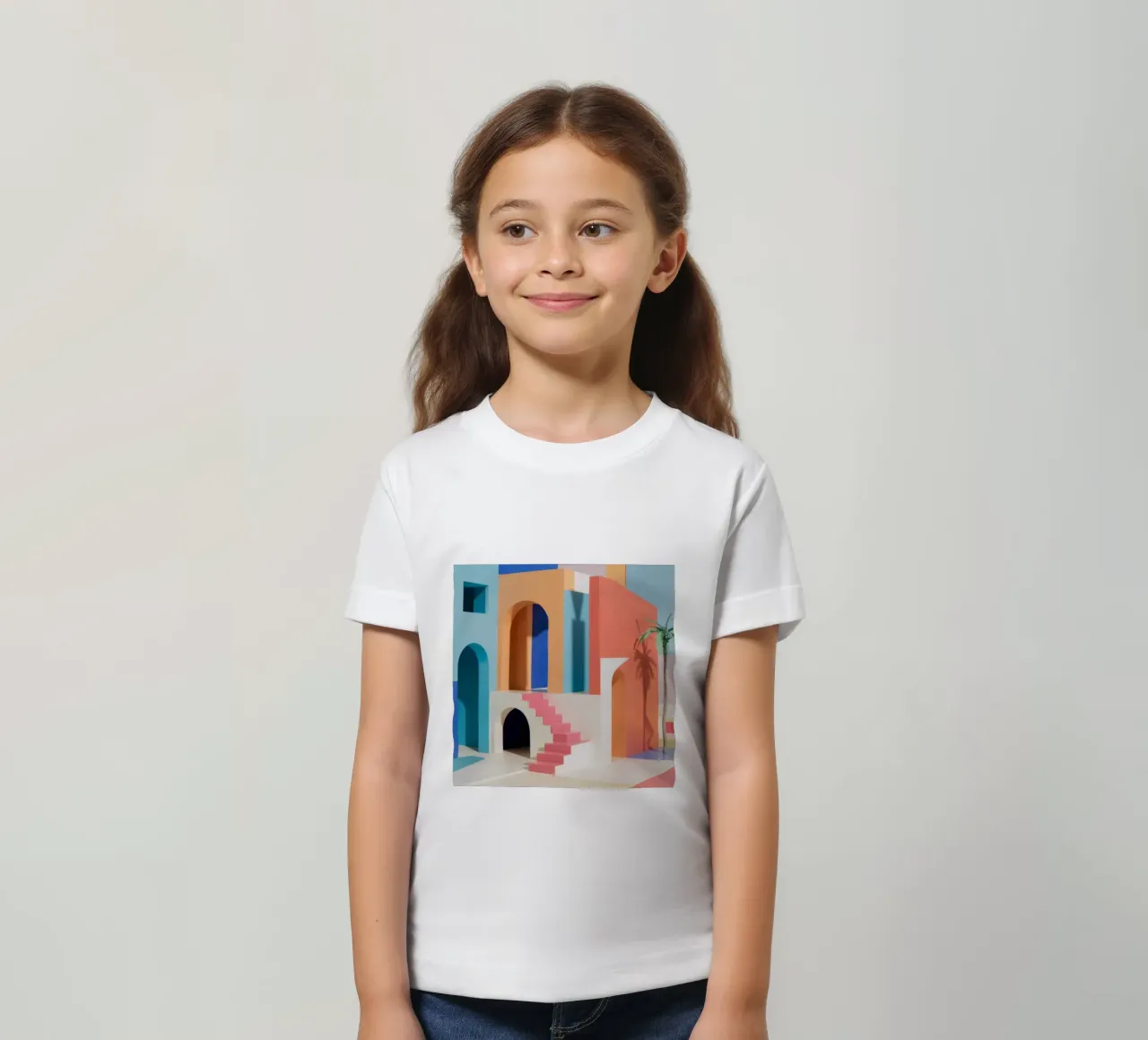 Arcadische pasteldroom kinder t-shirt van Stone Patina