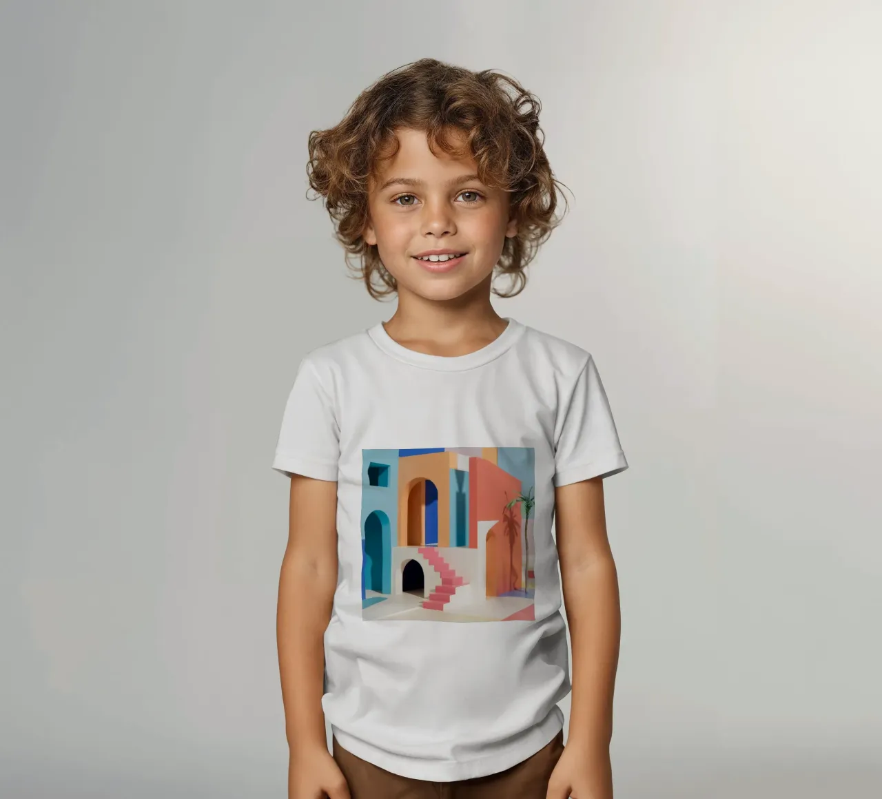 Arcadische pasteldroom kinder t-shirt van Stone Patina