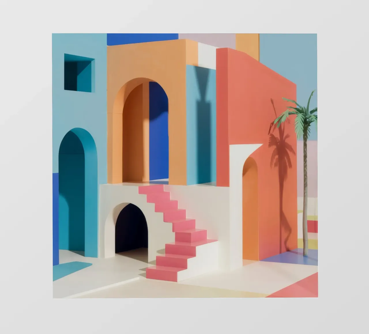 Arcadische pasteldroom fotobehang van Stone Patina