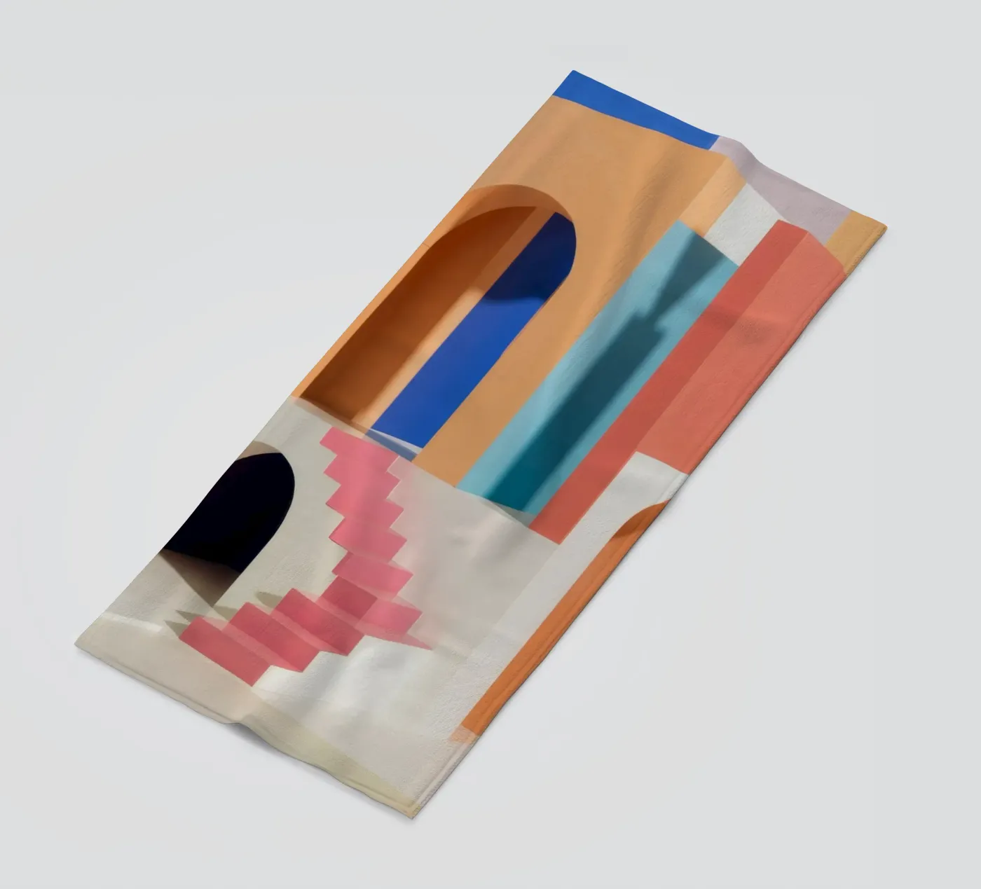 Arcadische pasteldroom strandhanddoek van Stone Patina