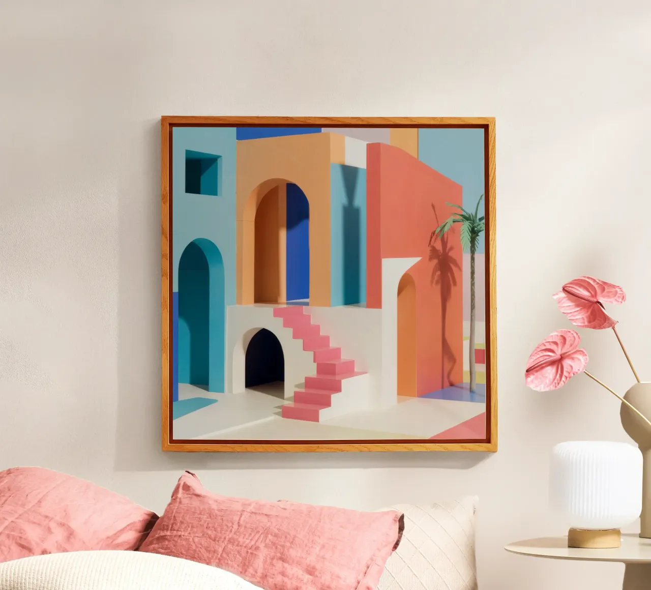 Arcadian Pastel Dream acryl van Stone Patina