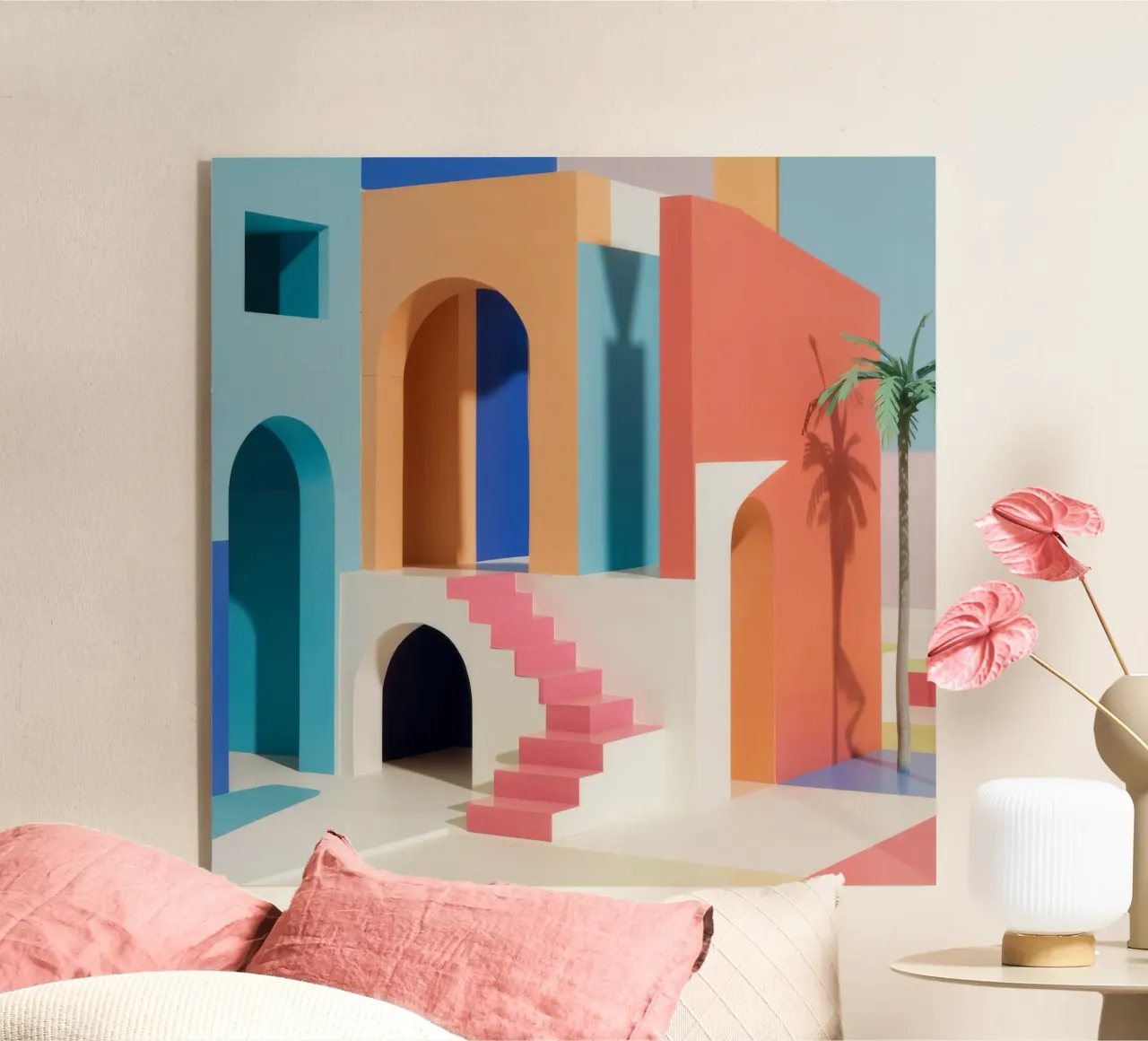 Arcadian Pastel Dream acryl van Stone Patina