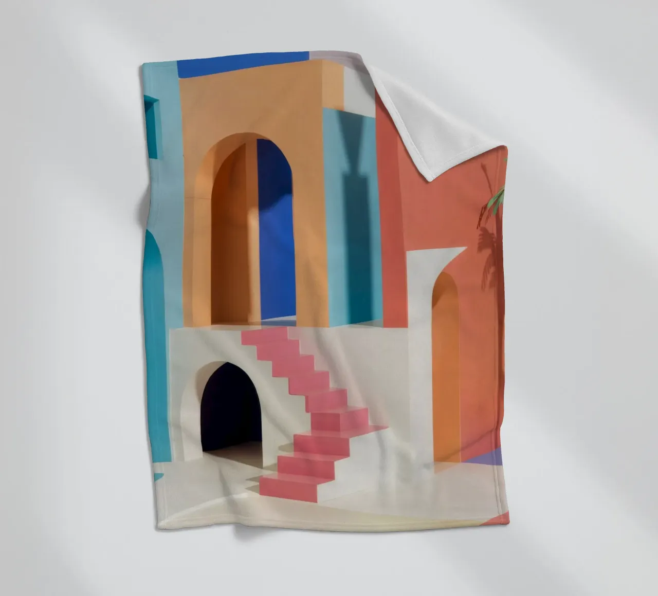 Arcadian Pastel Dream fleece blanket by Stone Patina