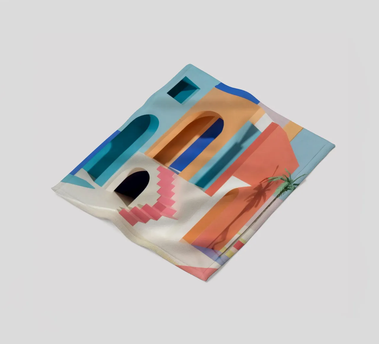 Arcadian Pastel Dream fleece blanket by Stone Patina