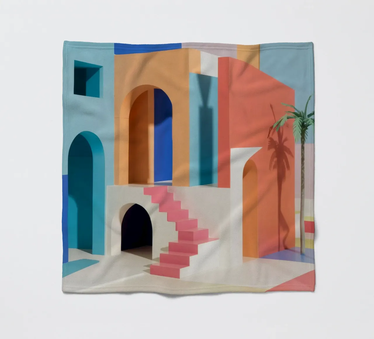 Arcadian Pastel Dream fleece blanket by Stone Patina