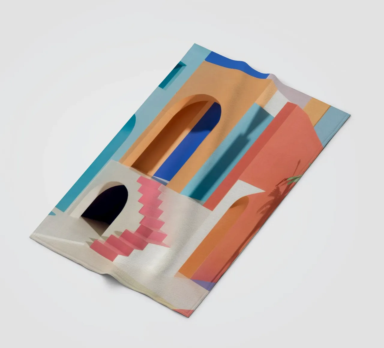 Arcadian Pastel Dream fleece blanket by Stone Patina