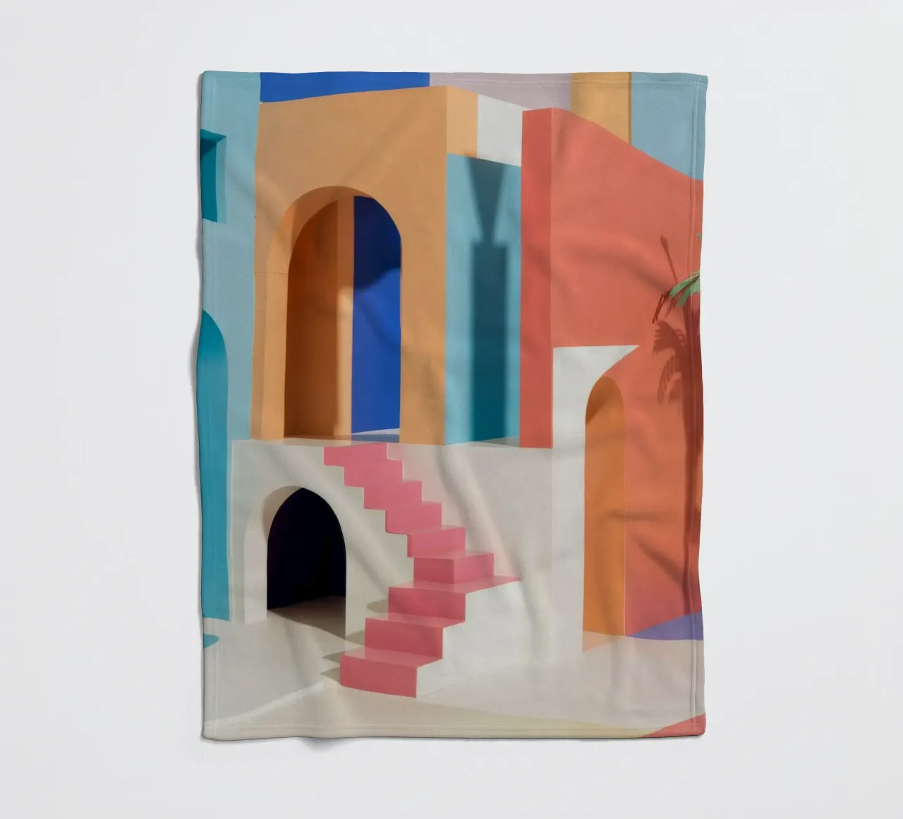 Arcadian Pastel Dream fleece blanket by Stone Patina