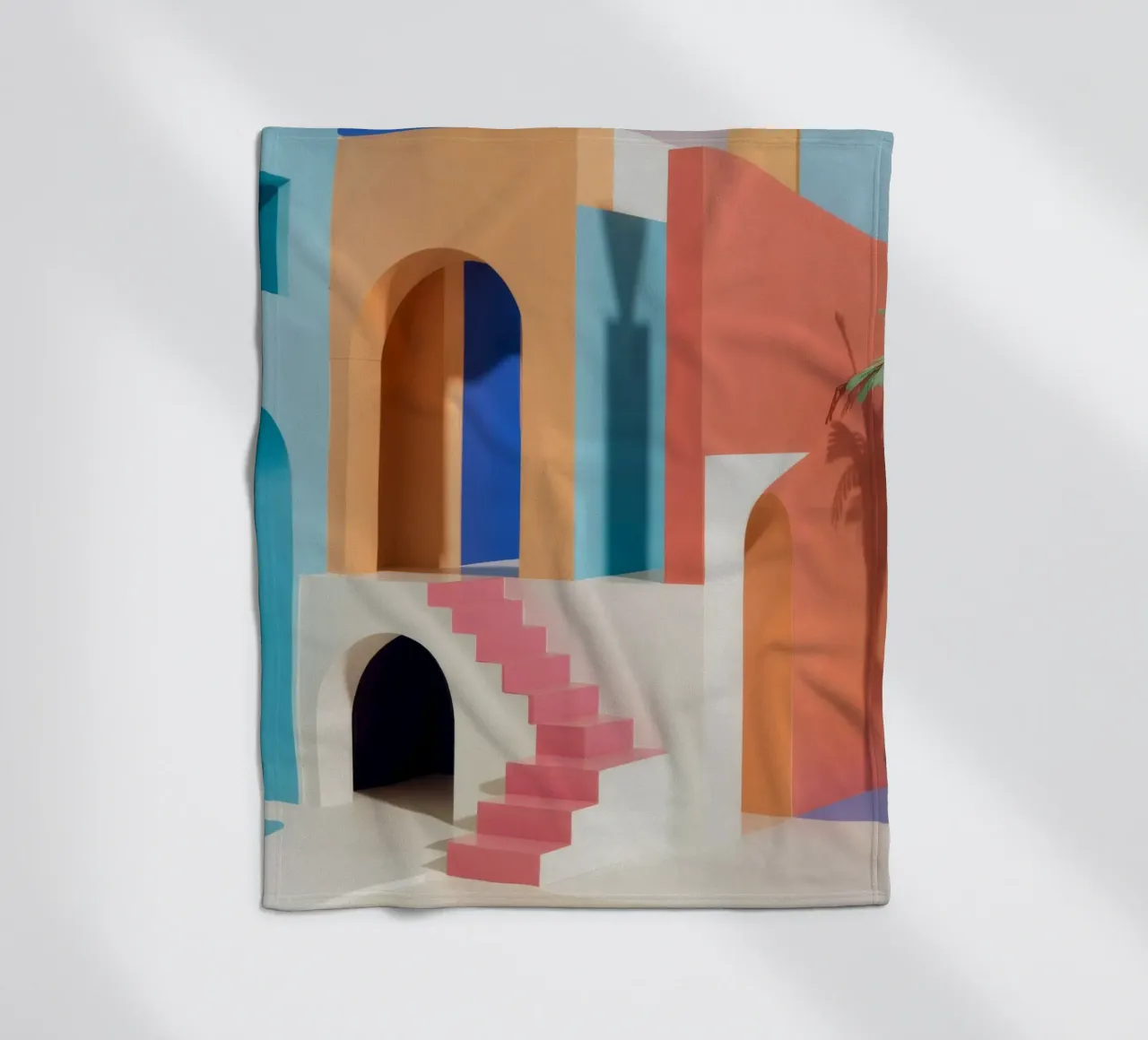 Arcadian Pastel Dream fleece blanket by Stone Patina