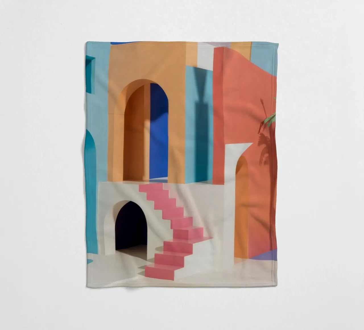 Arcadian Pastel Dream fleece blanket by Stone Patina