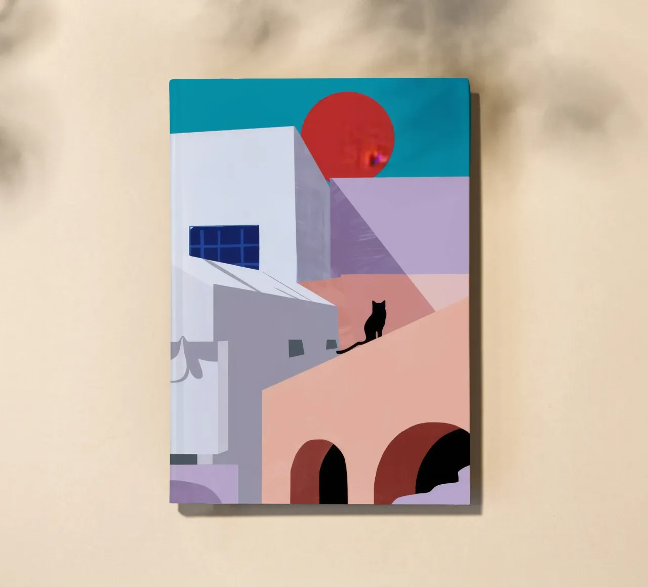 Azure Rooftop Solitude notebook by Stone Patina