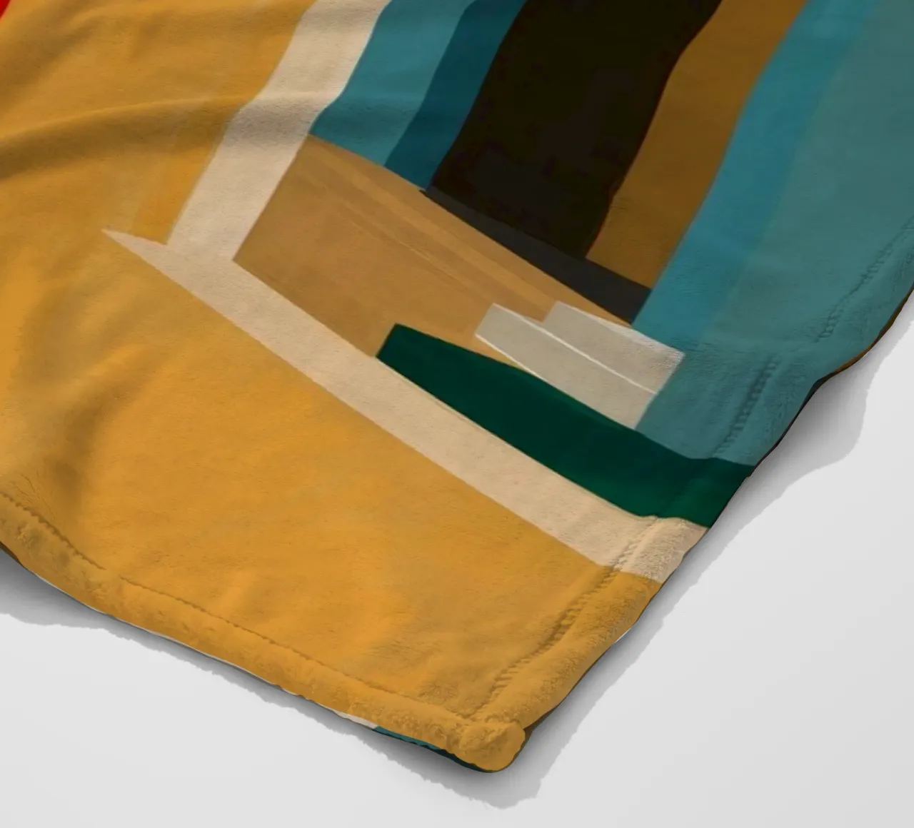 Gulden Uur Geometrie fleecedeken van Stone Patina