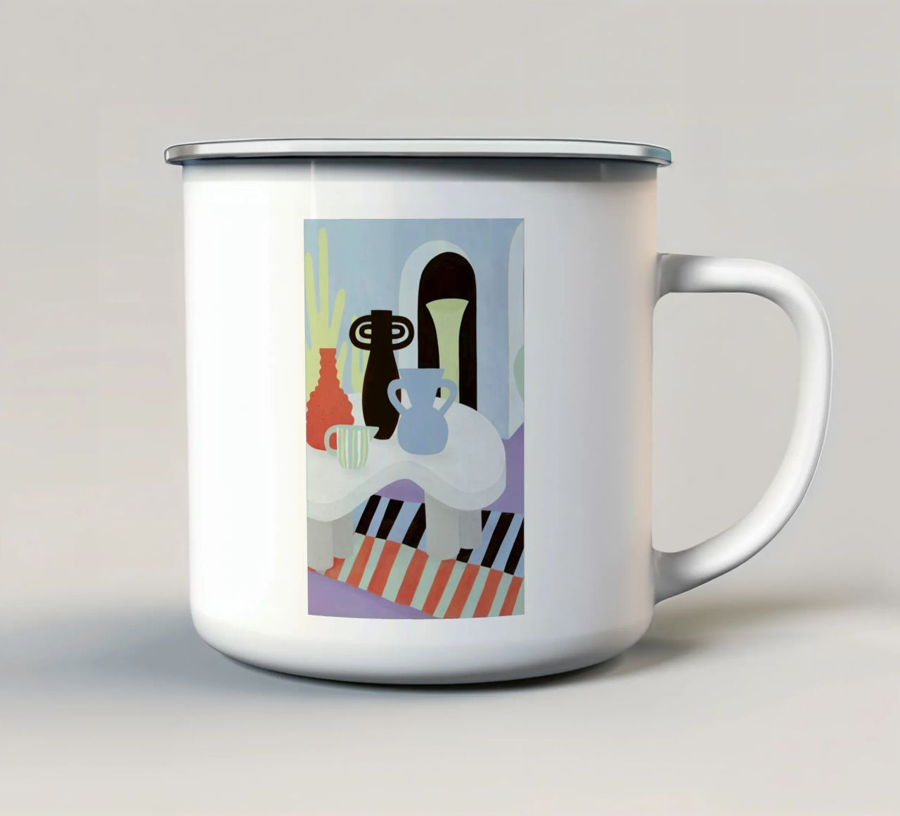 Pottery Store tazza in smalto da Frauke Schyroki