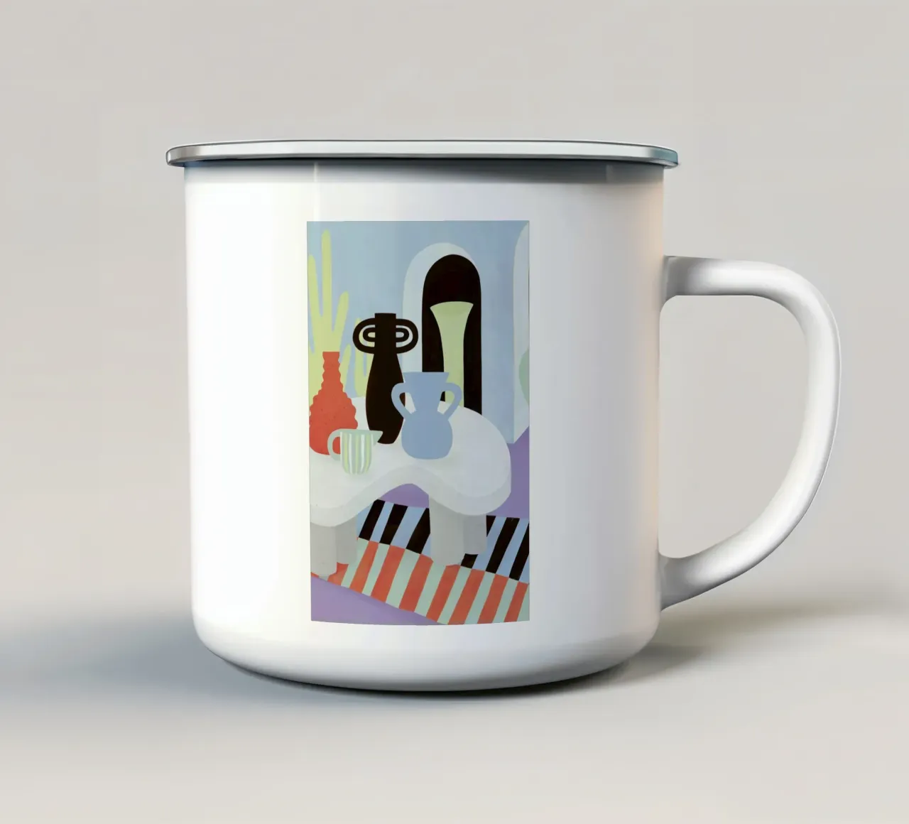 Pottery Store taza de esmalte de Frauke Schyroki