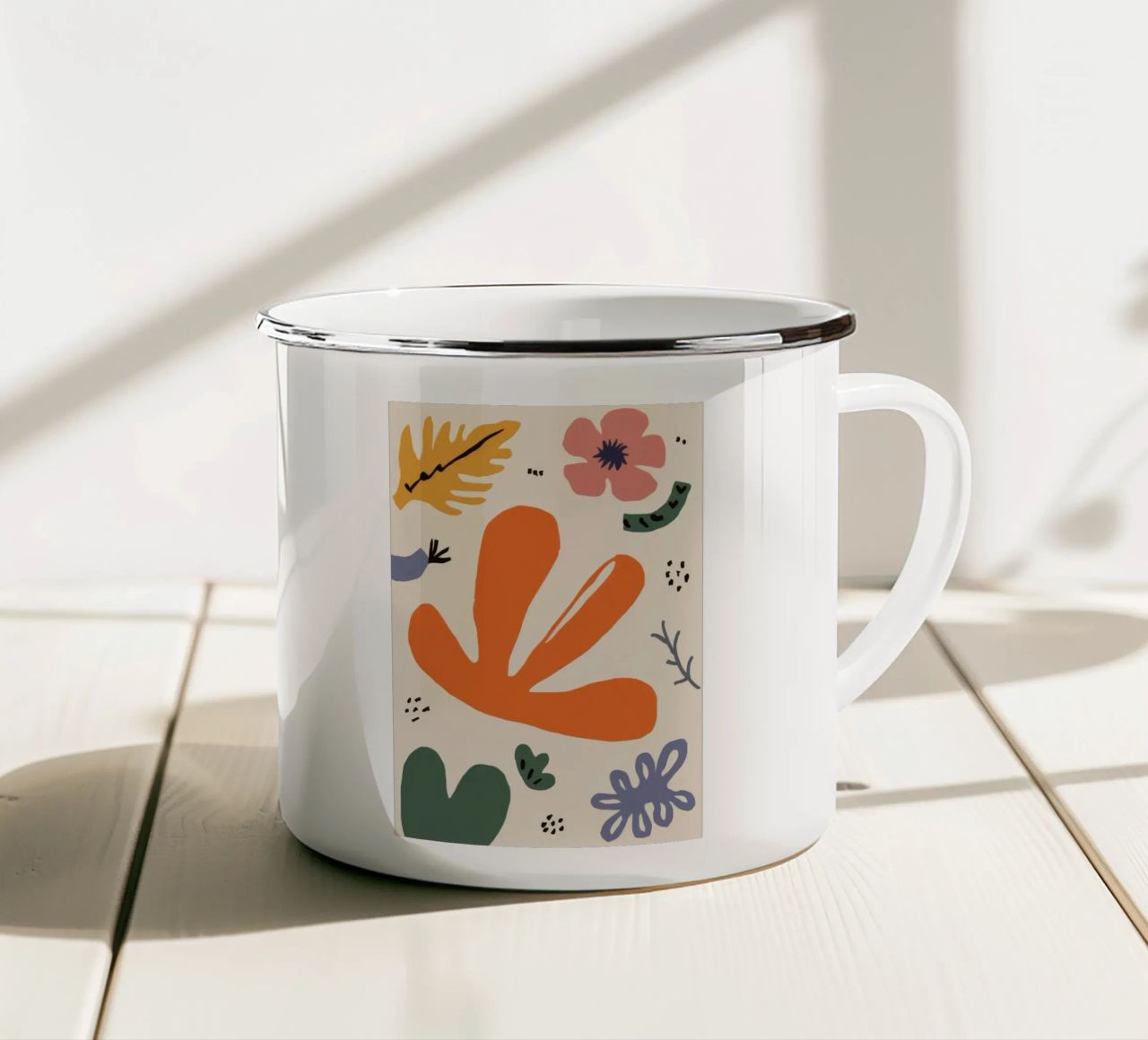Giardino a forma di gioco tazza in smalto da Terra Tone