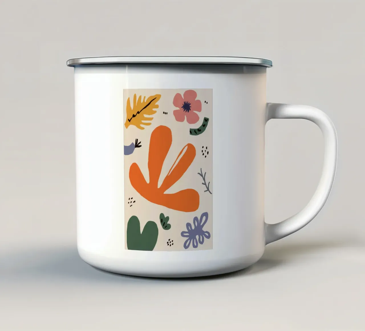 Giardino a forma di gioco tazza in smalto da Terra Tone