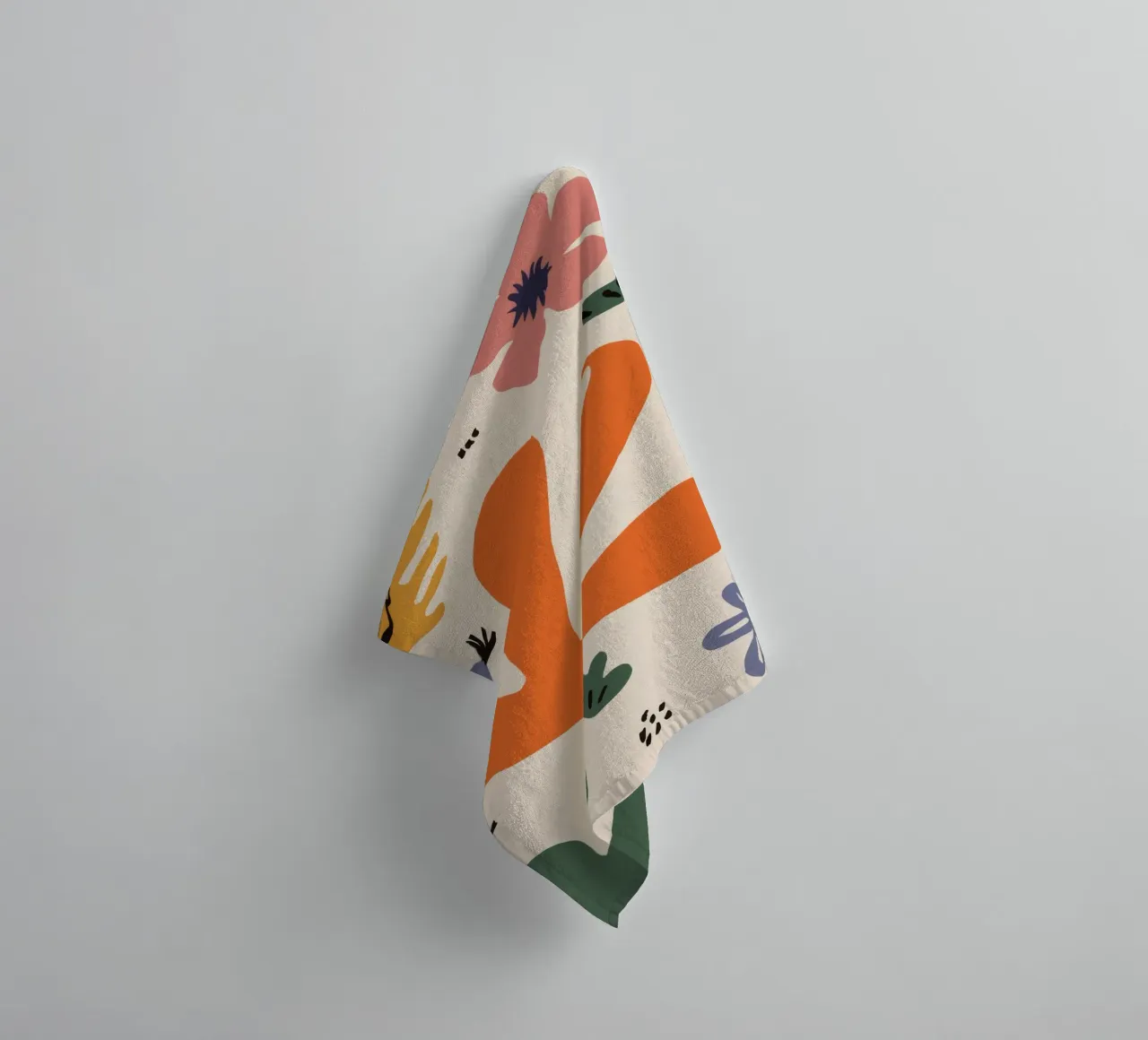 Speelse vorm tuin badhanddoek van Terra Tone