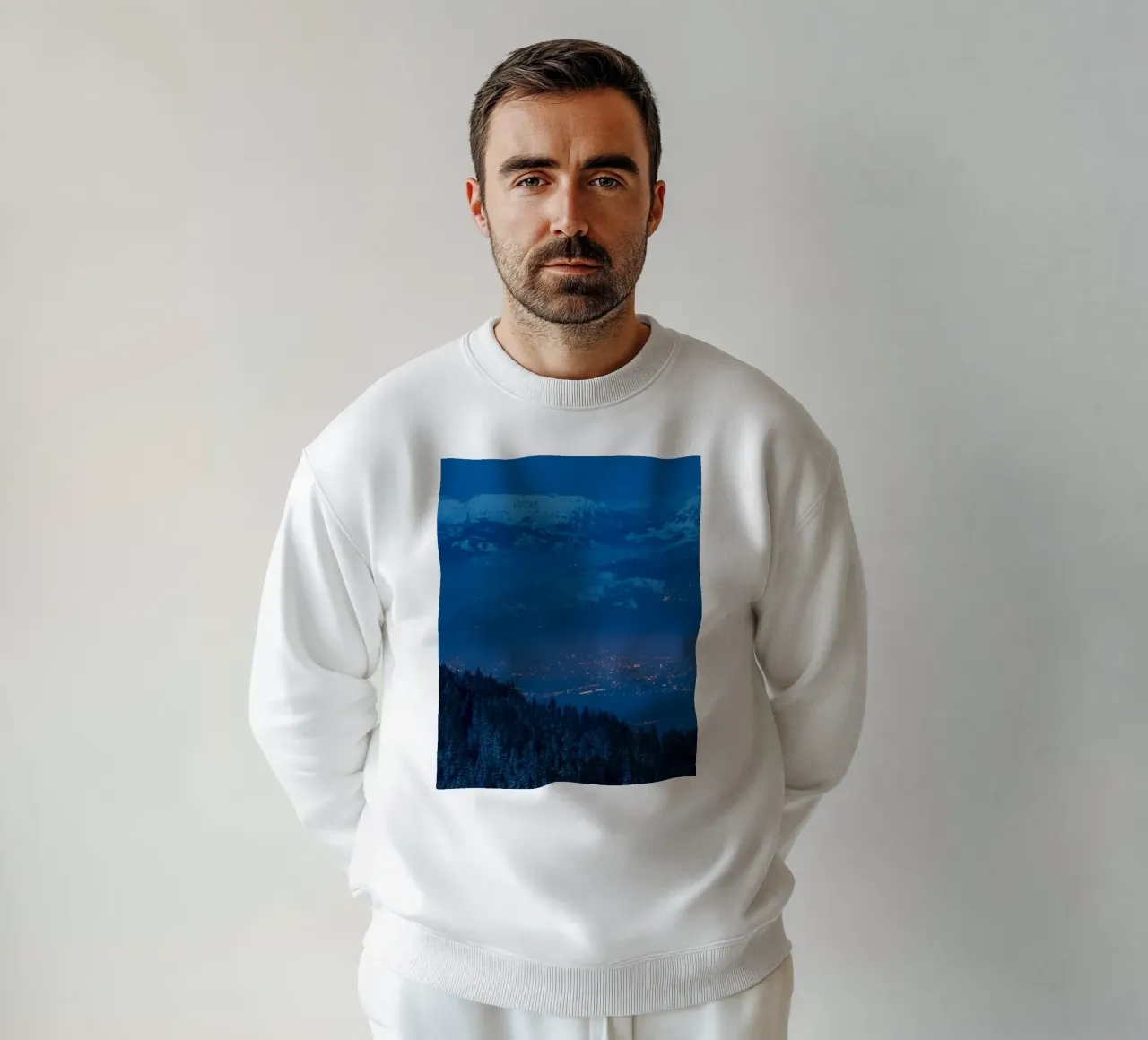 crepuscolo serale felpa da Bleu