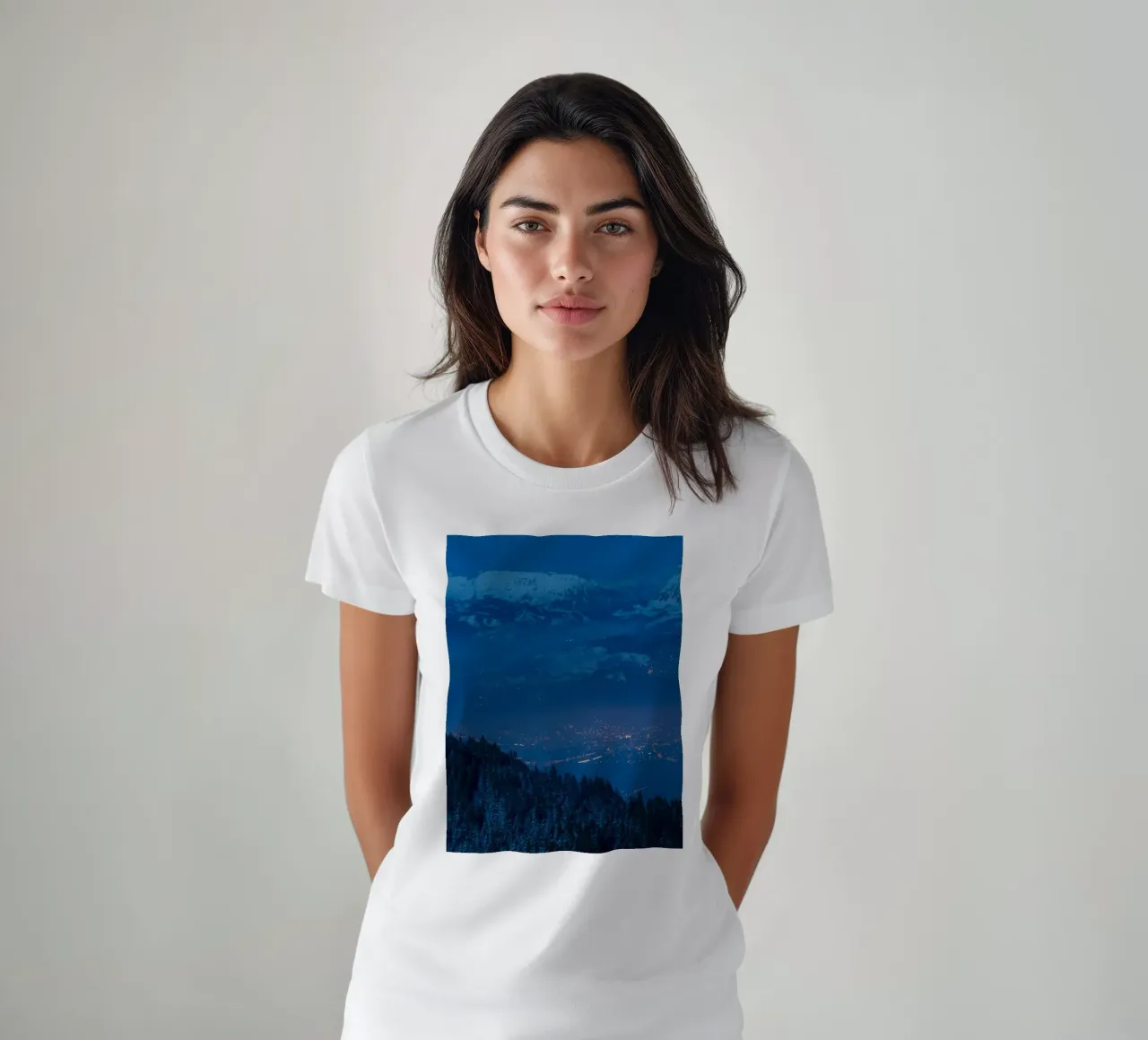 crepuscolo serale t-shirt da Bleu