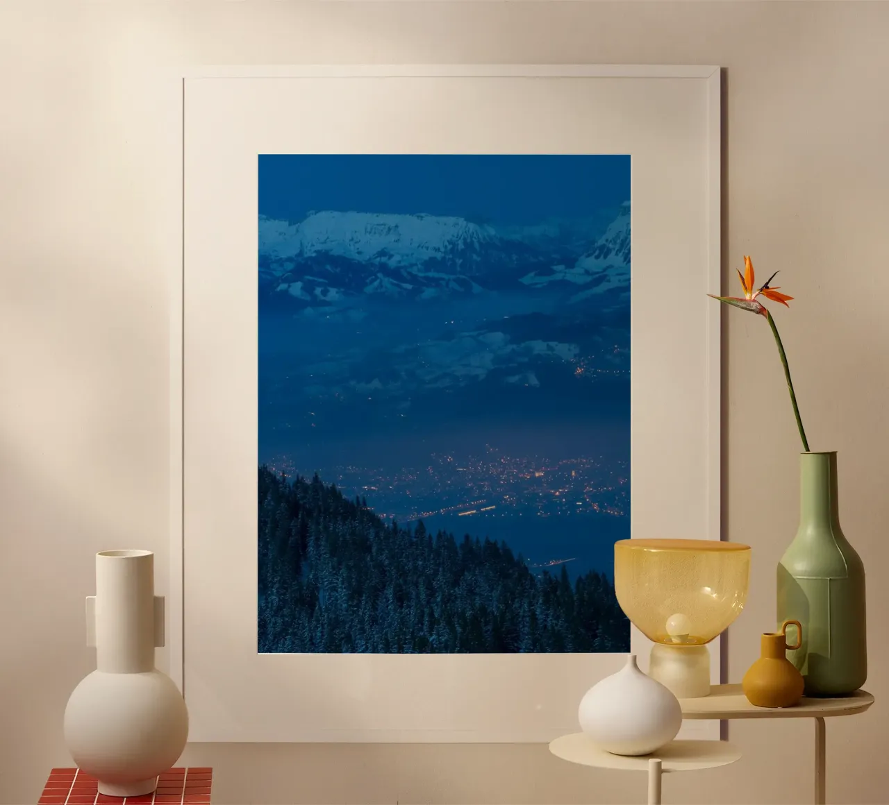 crepuscolo serale poster da Bleu