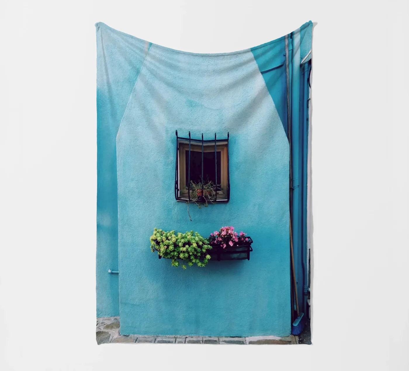 single window fleece blanket by Bleu