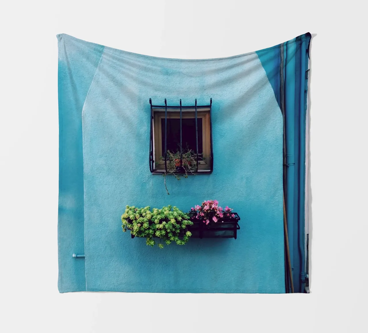 single window fleece blanket by Bleu