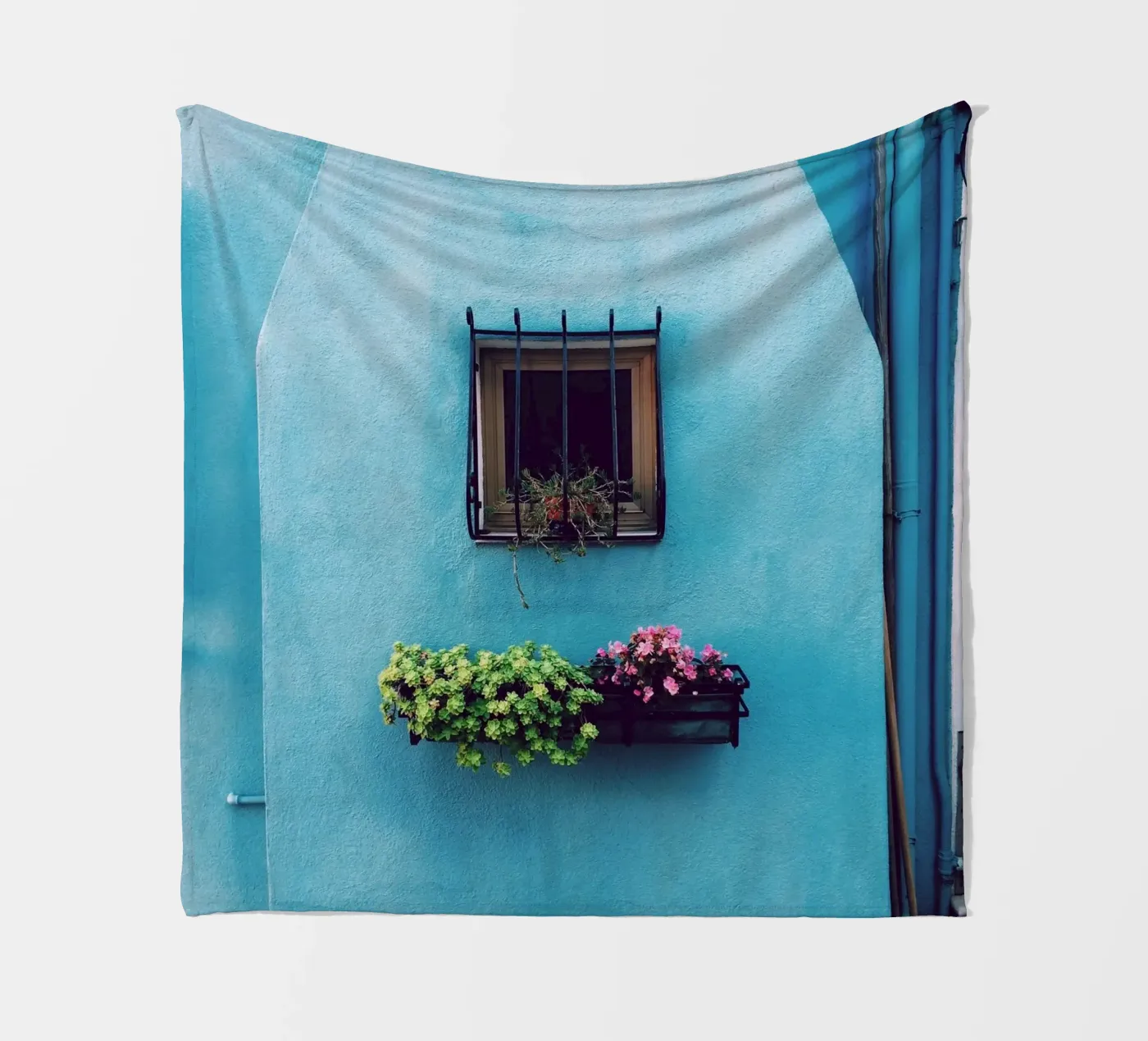 single window fleece blanket by Bleu