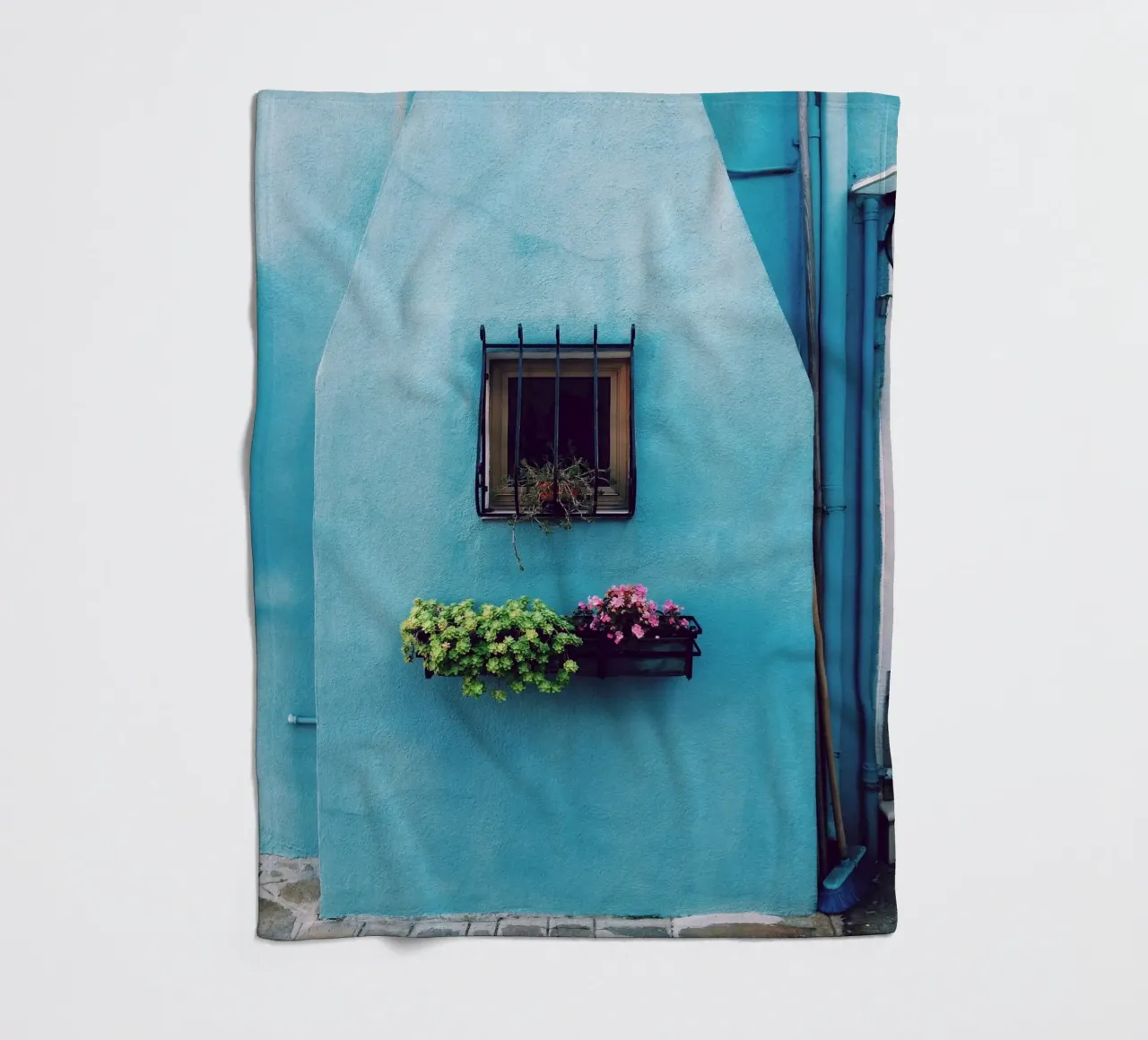 single window fleece blanket by Bleu