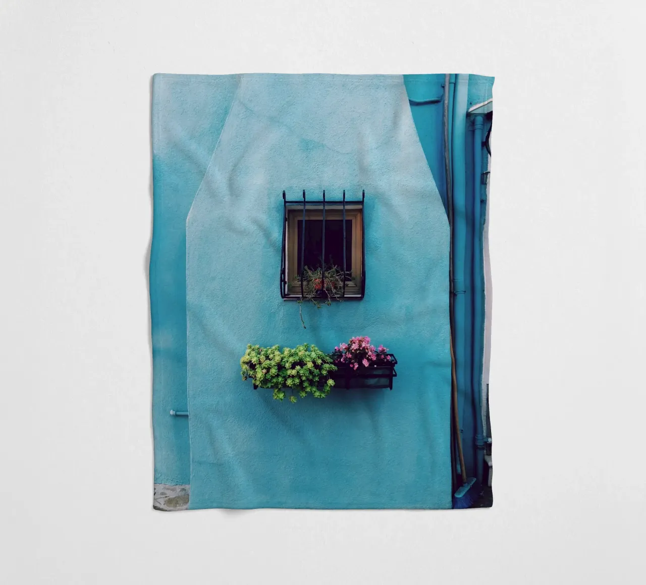 single window fleece blanket by Bleu