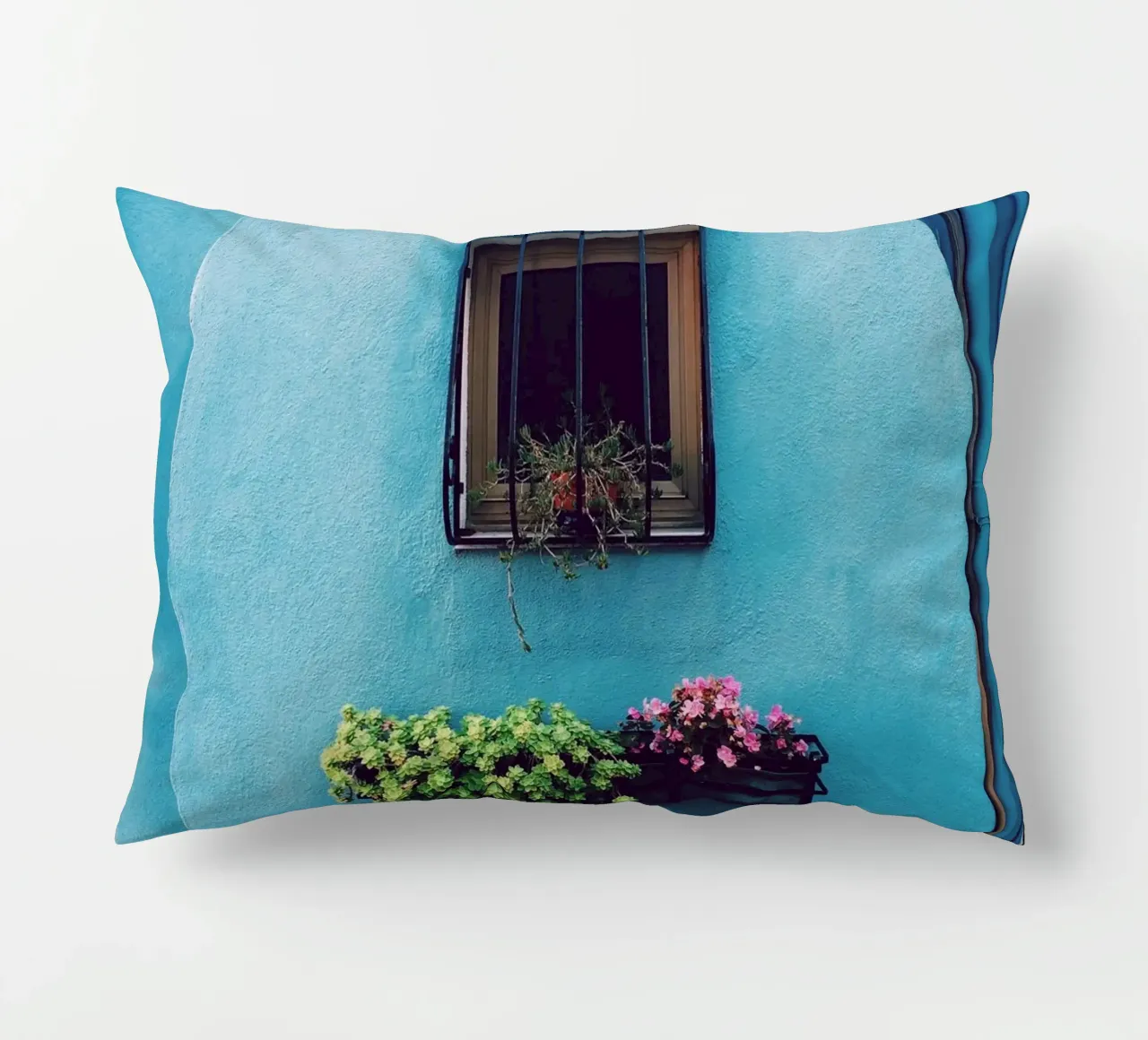 einzelnes Fenster Kissen von Bleu