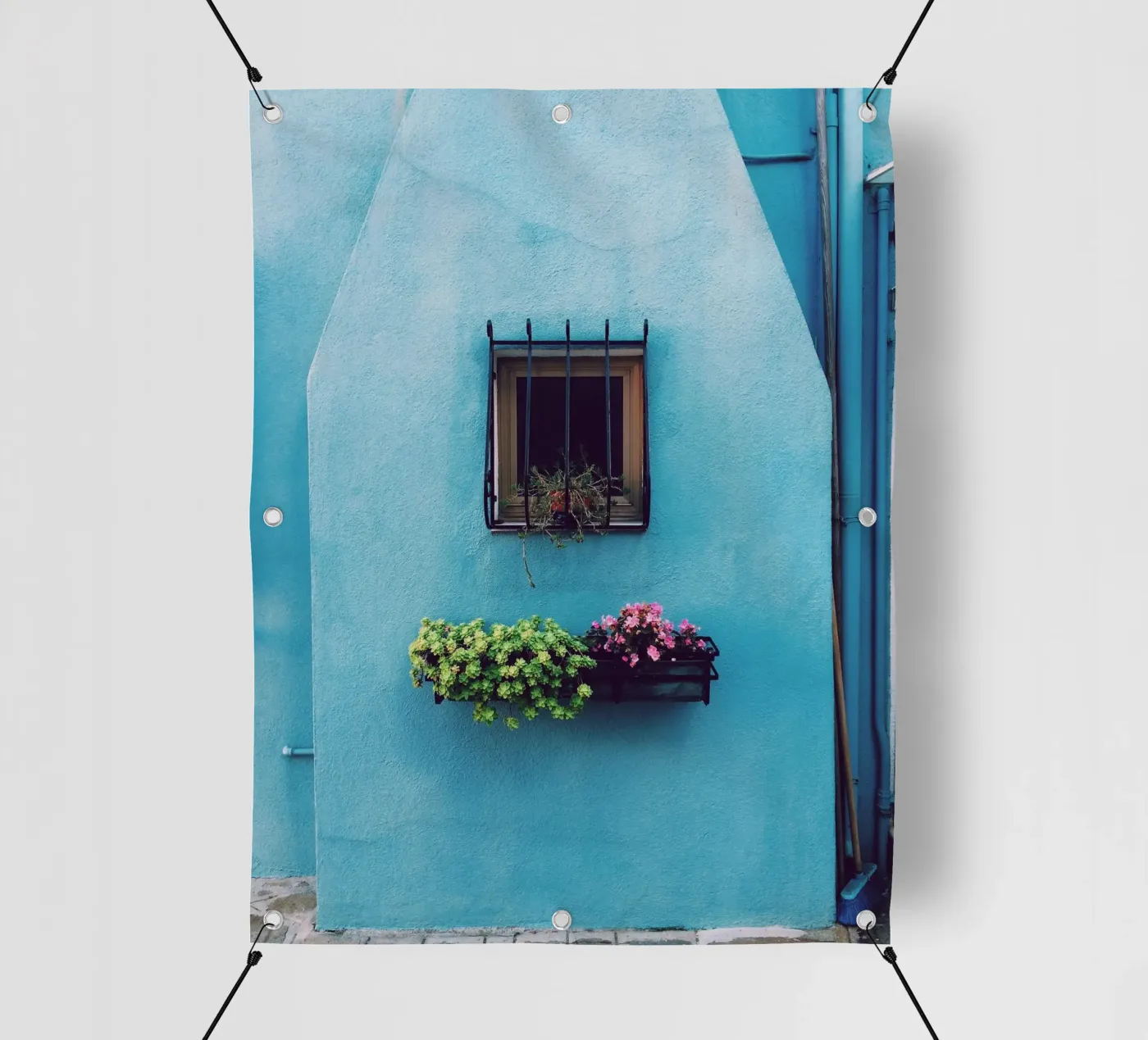 finestra singola telo in pvc da Bleu