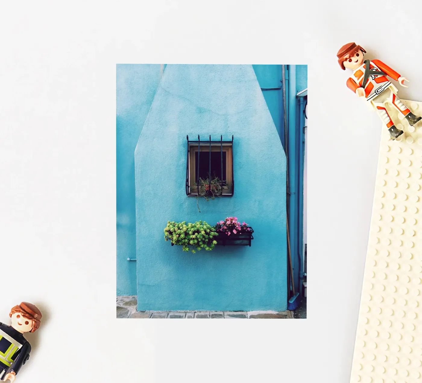 finestra singola adesivo da Bleu