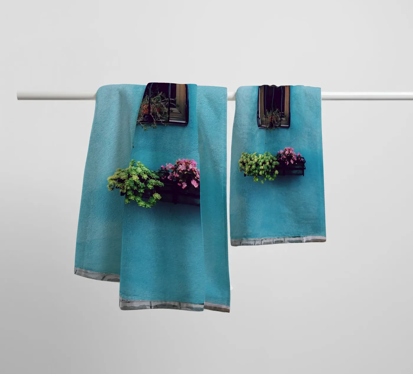 enkel venster badhanddoek van Bleu