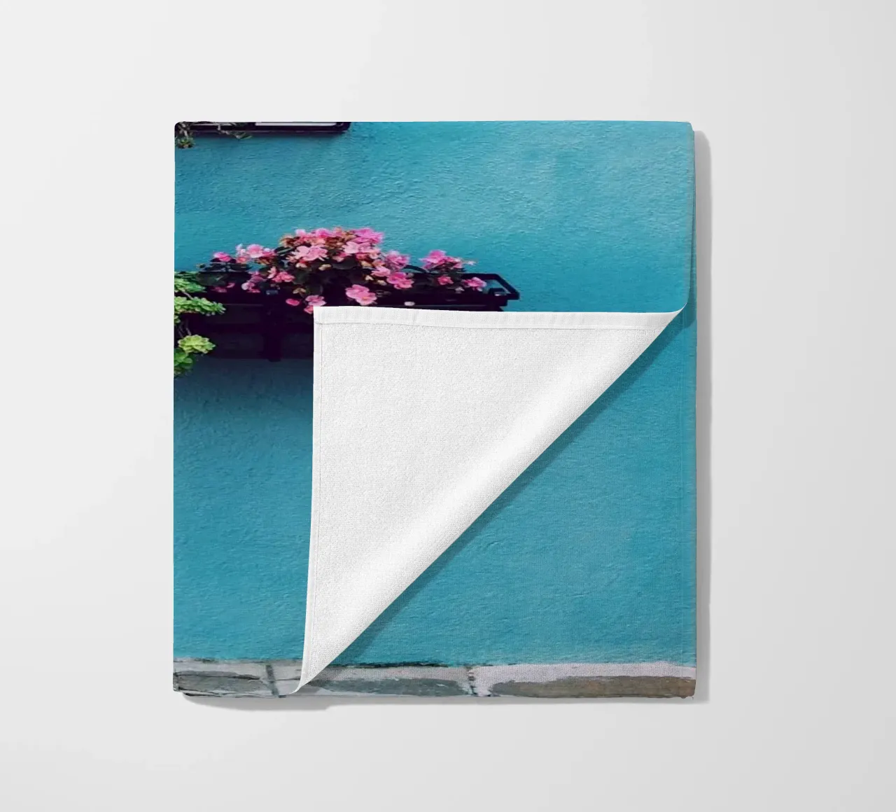 enkel venster strandhanddoek van Bleu