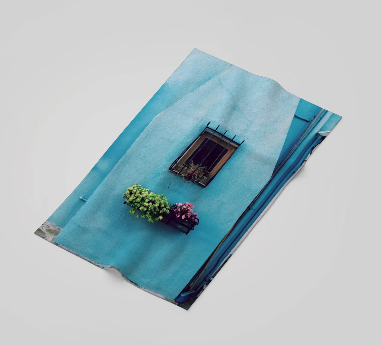 enkel venster strandhanddoek van Bleu