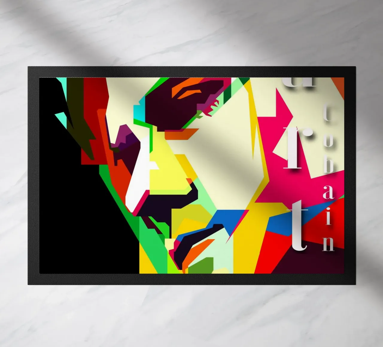 Kurt Cobain Nirvana Cantante Músico WPAP Trending Now felpudo de Artkreator