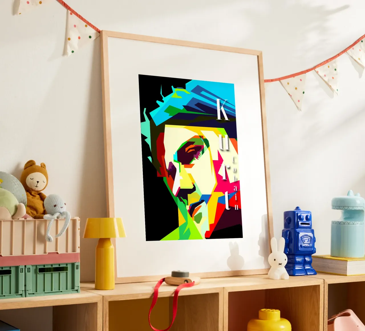 Kurt Cobain Nirvana Sänger Musiker WPAP Trending Now Hahnemühle von Artkreator