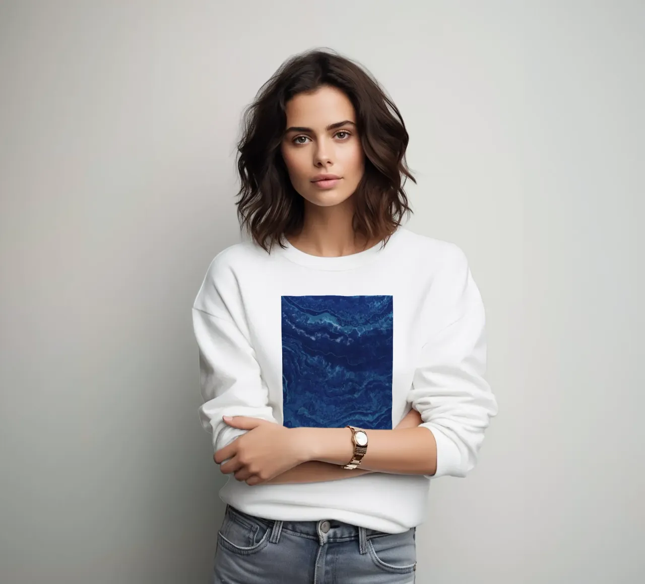 salvaje agitación sudadera de Bleu