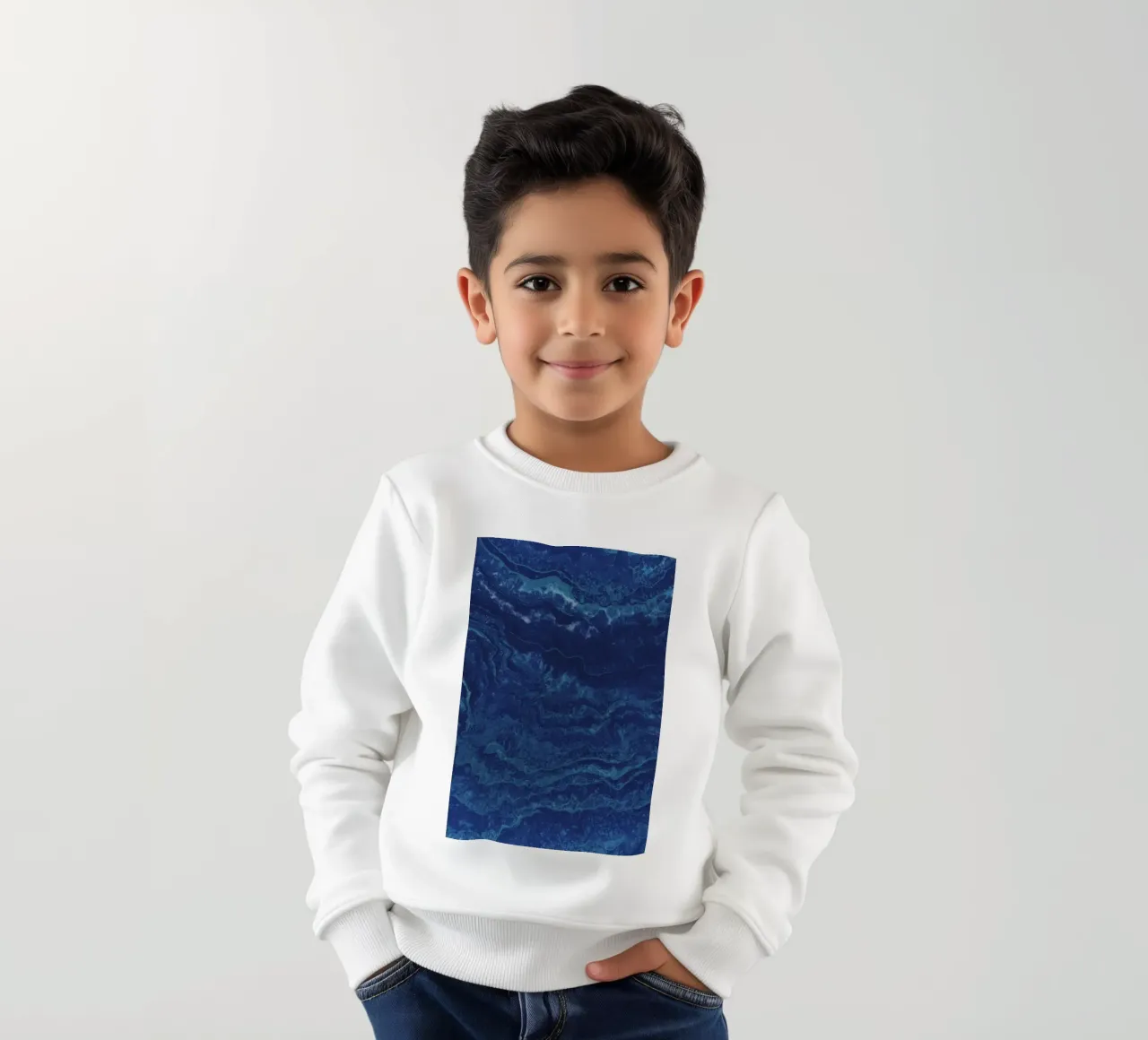 salvaje agitación sudadera para niño de Bleu