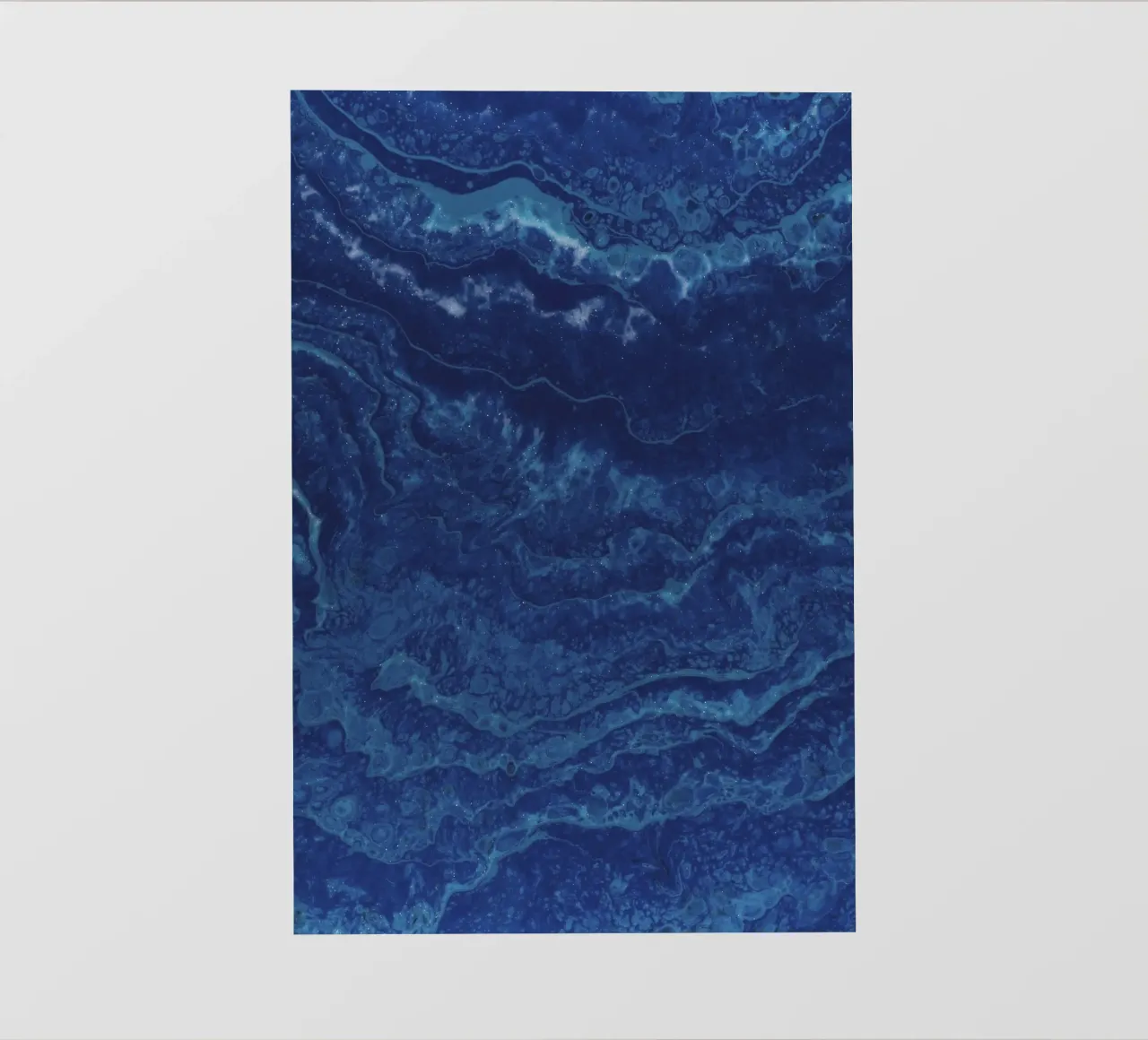 sventolio selvaggio telo in pvc da Bleu