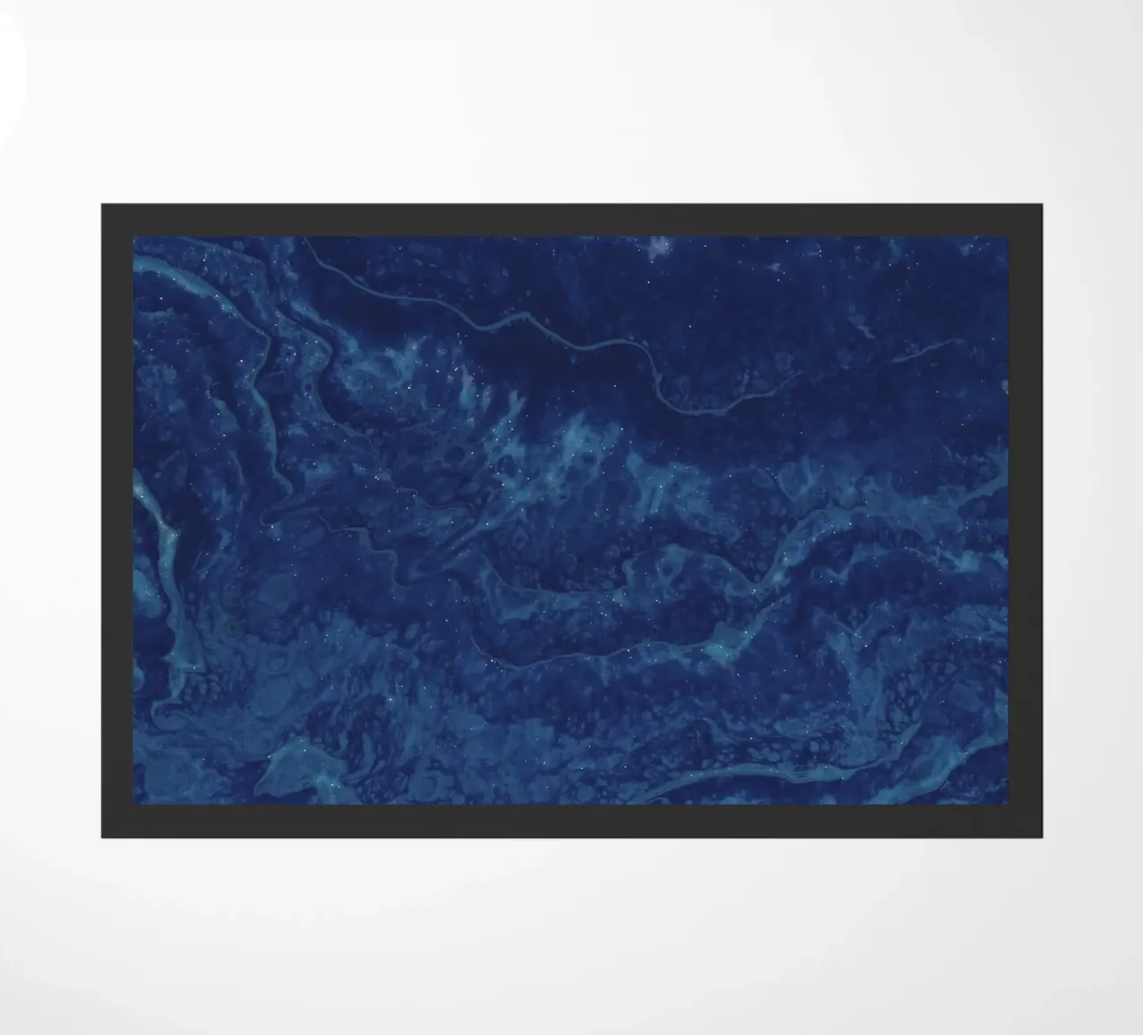 salvaje agitación felpudo de Bleu
