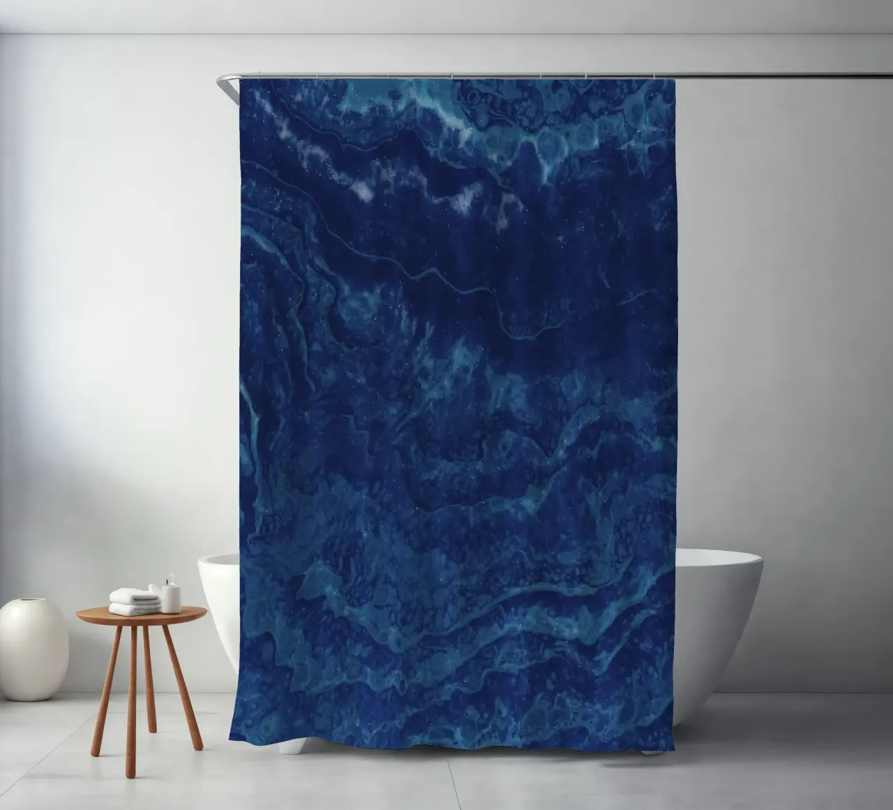 sventolio selvaggio tenda da doccia da Bleu