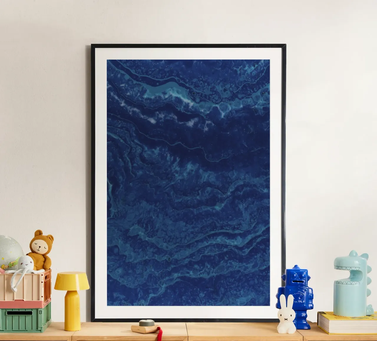 salvaje agitación hahnemühle de Bleu