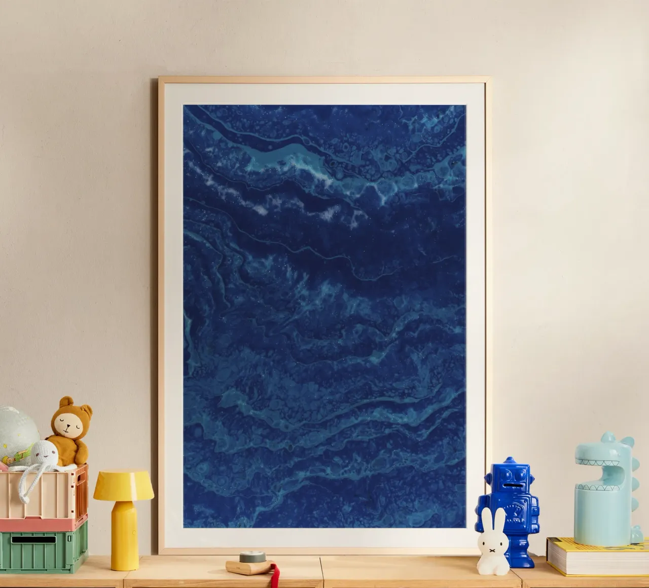 salvaje agitación hahnemühle de Bleu
