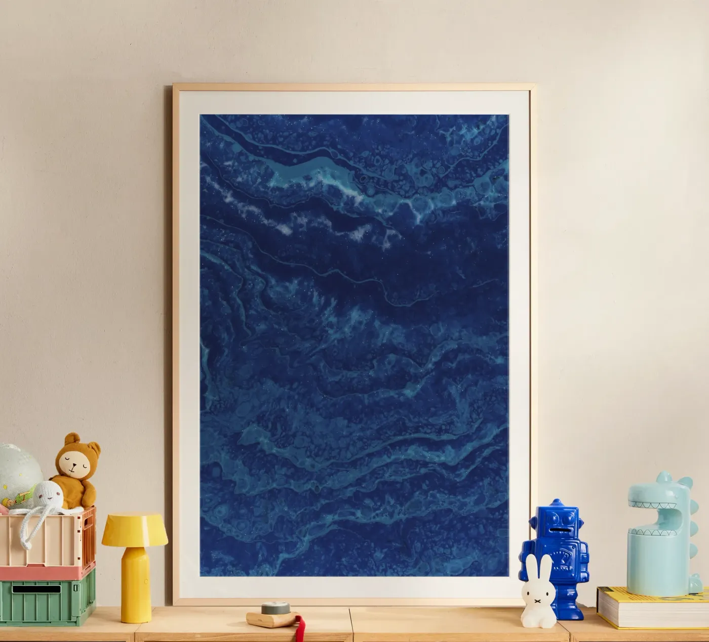 sventolio selvaggio poster da Bleu