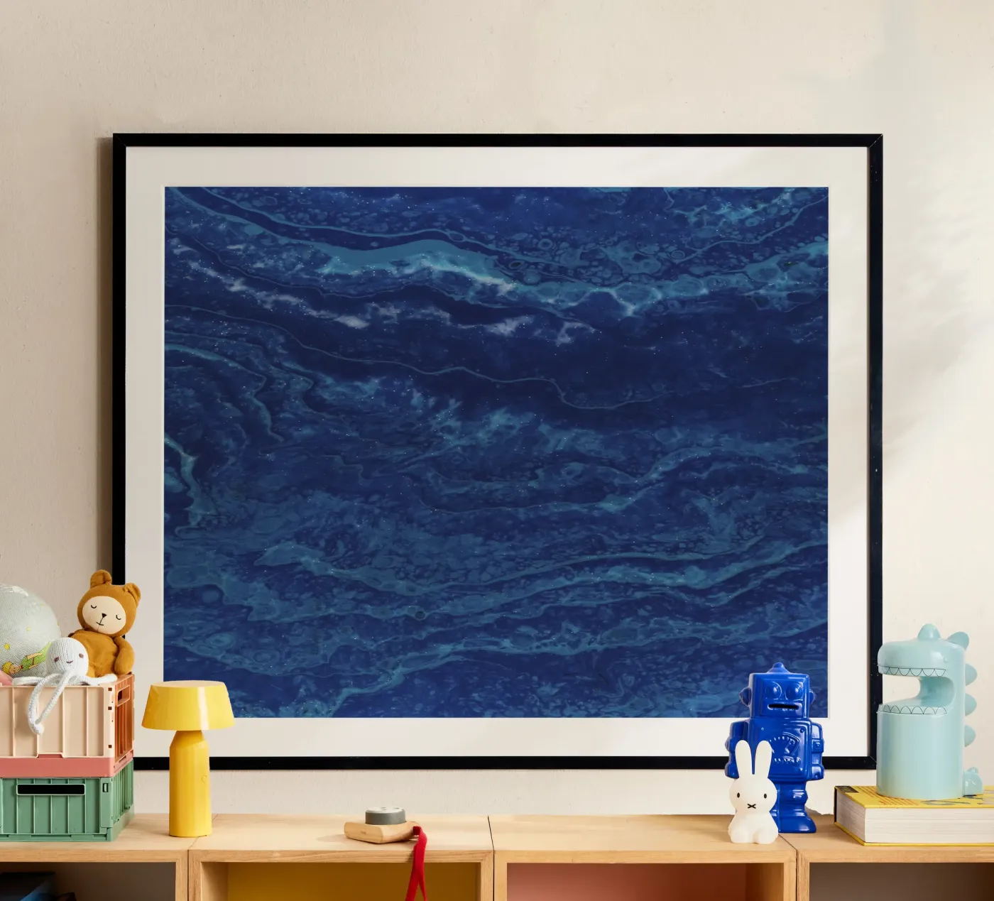 sventolio selvaggio poster da Bleu