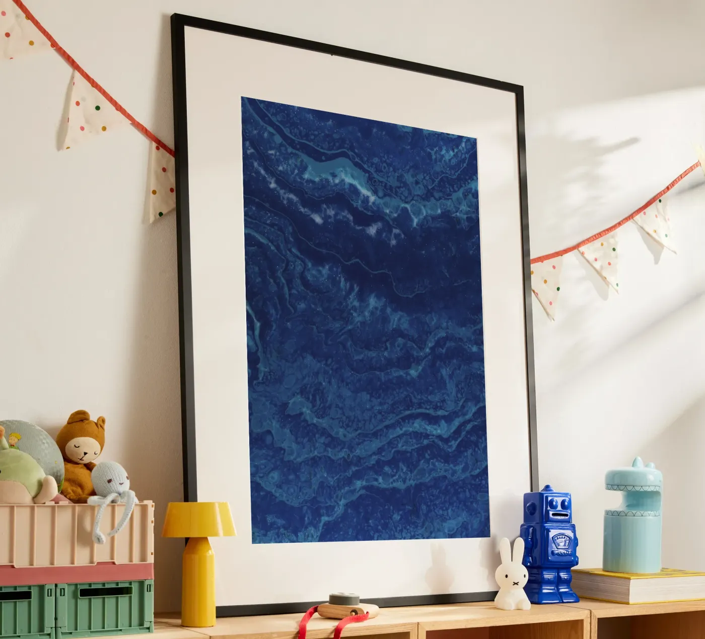 sventolio selvaggio poster da Bleu