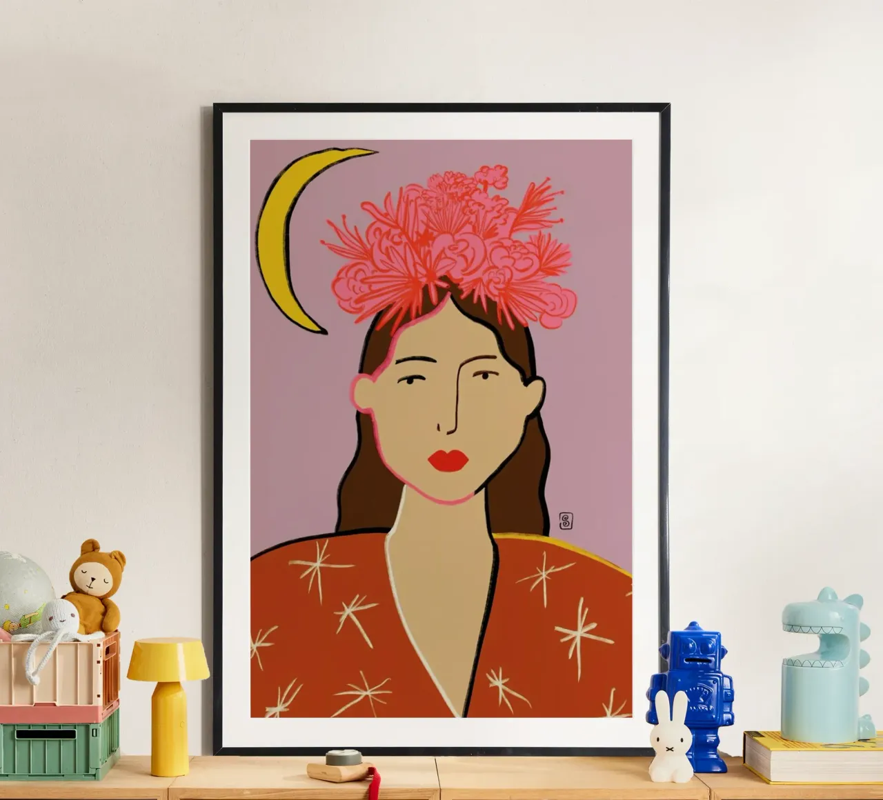 Flower Crown poster da Sandra Poliakov