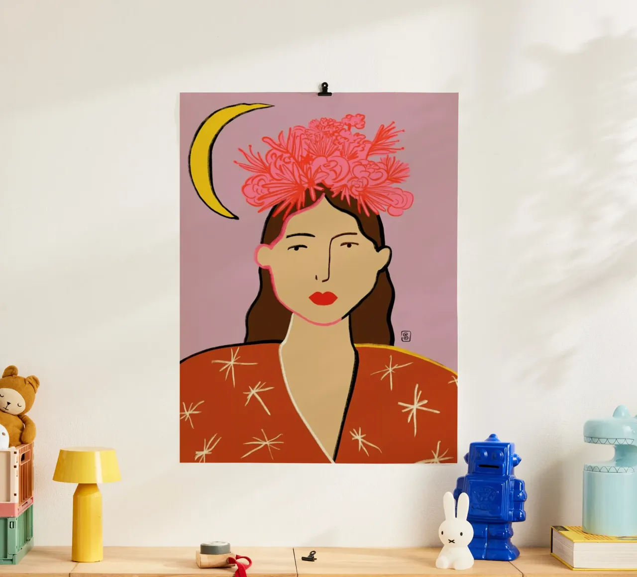 Flower Crown poster da Sandra Poliakov